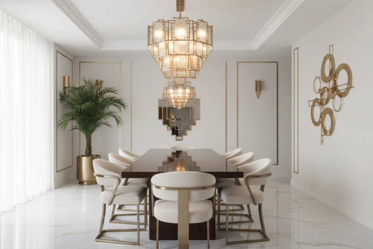 Step into the Glamorous Era with an Art Deco Dining Room