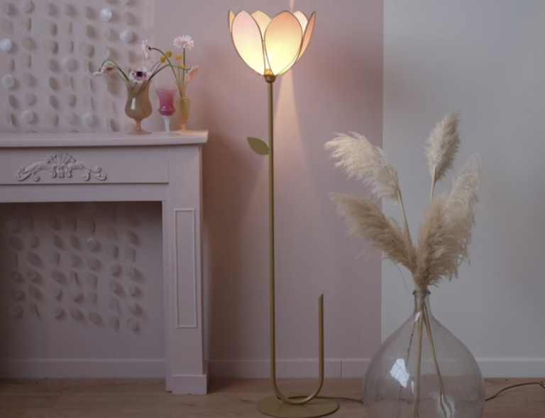 Upgrade Your Living Room with a Simple Fabric Floor Lamp