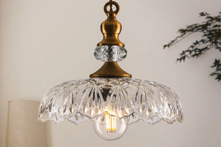 Revamp Your Space with a Retro Glass Chandelier