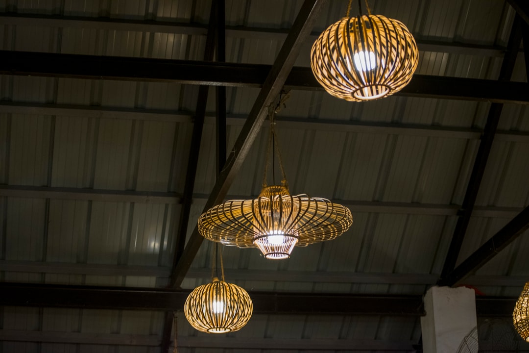 Photo rattan pendant fixtures